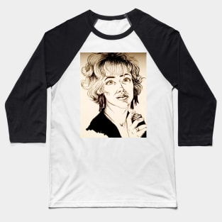 Catherine O'Hara - Tim Burton esque Baseball T-Shirt